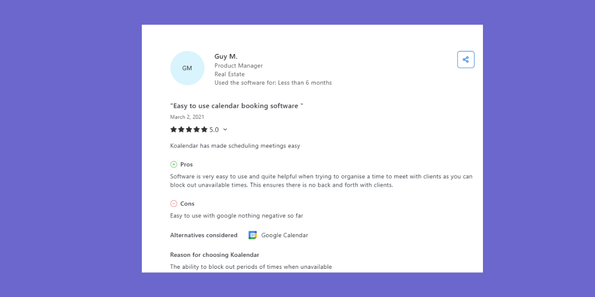 Best Google Calendar alternative Koalendar